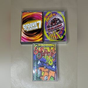 90s/00s Dance Music Cassette Collection M.C. Mario, Groove Station 7, D.J Line